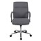 Global Industrial High Back Fabric Task Chair, Charcoal Gray, Fixed Arms, High Back 695622GY - alternate 3